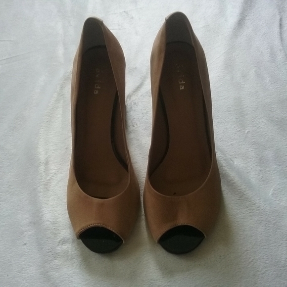 🔵 3/$30 AVIDA Peep Toe Heeled Shoes - Picture 6 of 15